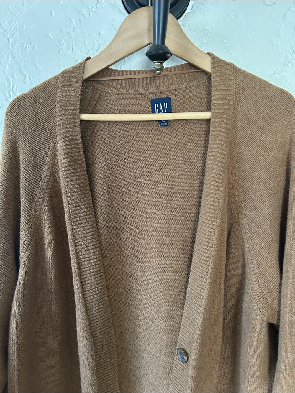 GAP Camel Long Cardigan - Picture 2 of 4